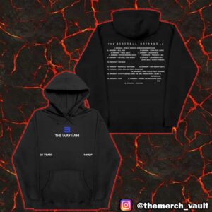 Eminem The Way I Am 25 Years MMLP25 Album Tracklist Printed On Back Unisex T-Shirt, Hoodie