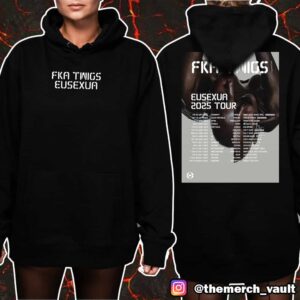 FKA Twigs Eusexua 2025 Tour Poster Tour Dates Unisex T-Shirt Merchandise