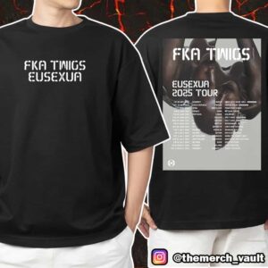 FKA Twigs Eusexua 2025 Tour Poster Tour Dates Unisex T-Shirt Merchandise
