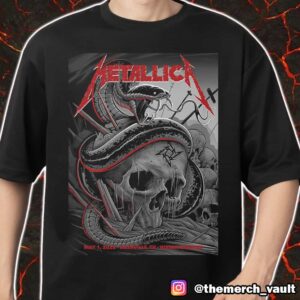 First Night Of Metallica M72 Nashville North America Tour Pop Up Event Poster By Maxxer242 No Repeat Weekend May 1 2025 At Nissan Stadium Merch Unisex T-Shirt