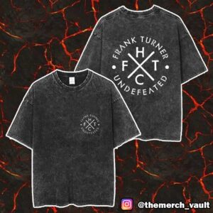Frank Turner Celebrating 1 Year Of Undefeated First Birthday 2025 Merchandise Unisex Washed T-Shirt