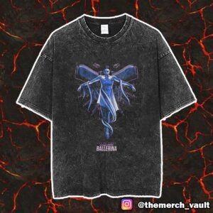 From The World Of John Wick New Ruska Roma Assassin Ballerina June 6 2025 Artwork Vintage Washed Unisex T-Shirt