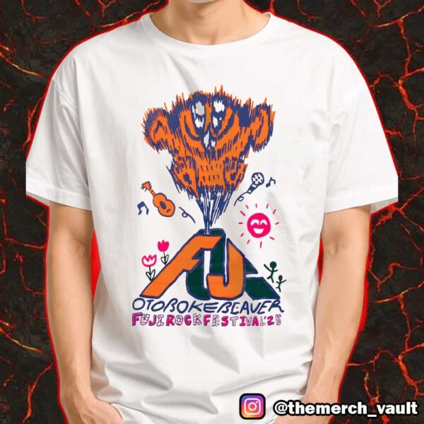 Fuji Rock Festival 2025 July 25-27 At Naeba Ski Resort Collab With Otoboke Beaver Merch Unisex T-Shirt