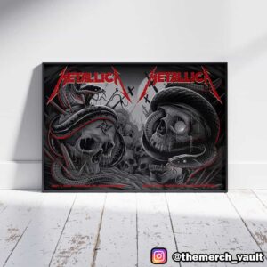 Full Shows Metallica M72 Nashville May 1-3 2025 Event Poster Artwork By Maxxer242 At Nissan Stadium No Repeat Weekend North America Tour Landscape Poster Canvas