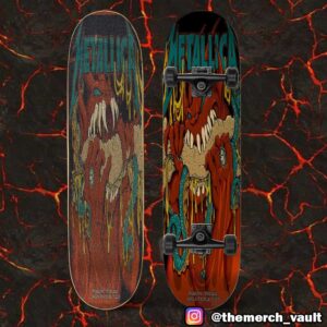 Full Shows Metallica M72 Philly North American Tour May 23-25 2025 At Philadelphia Pennsylvania Lincoln Financial Field Artwork By Tony Squindo Skateboard Event Skatedeck