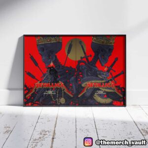 Full Shows Metallica M72 Sonic Temple North American Tour May 9-11 2025 At Historic Crew Stadium Columbus OH Poster Show By Vance Kelly Landscape Poster Canvas