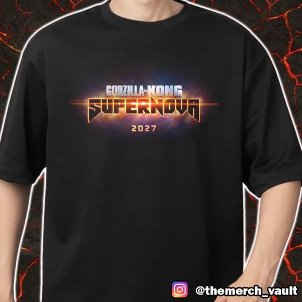 Godzilla x Kong Supernova 2027 Logo Movie Merch Unisex T-Shirt