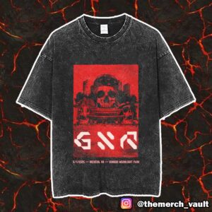 Guns N’ Roses Tour Poster May 1 2025 At Incheon Korea Songdo Central Park Because What You Want And What You Get Are Two Completely Different Things Tour Unisex Vintage Washed T-Shirt