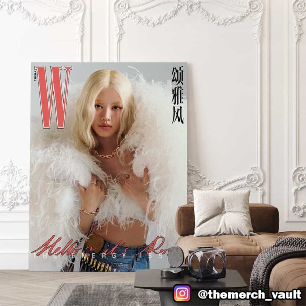 Hello It’s Rose The Energy Issue For W China Magazine Cover Ver 1 Canvas Poster