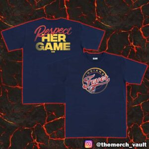 Indiana Fever Respest Her Game Caitlin Clark SLAM Magazine Merch May 2025 Collection Unisex T-Shirt