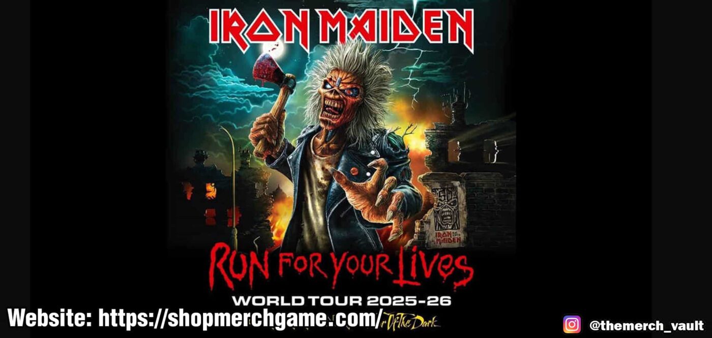Iron Maiden 2025 Tour Banner Post