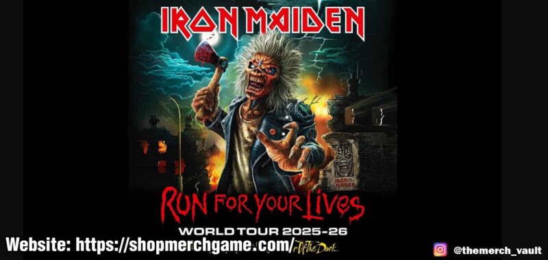 Iron Maiden 2025 Tour Banner Post