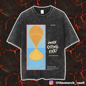 John Carrol Kirby With Logan Hone May 23 2025 At Sweetwater Music Hall Mill Valley CA Poster Artwork By George Gillies Vintage Washed Unisex T-Shirt