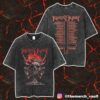 Kerry King The Multi Skull 2025 Tee With Tour Dates Print On Back Unisex Washed T-Shirt