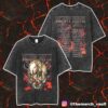Kerry King The Skull Blast 2025 ITIN Tour Graphics North American Tour Dates Events Unisex Washed T-Shirt