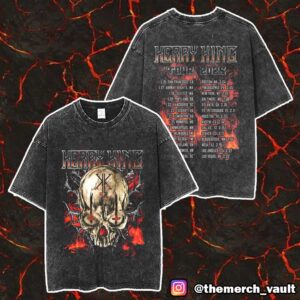 Kerry King The Skull Blast 2025 Tour Dates Eye Crosses Skull Tee Version Unisex Washed T Shirt