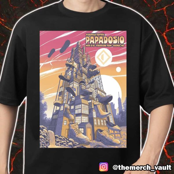 Kicksville Festival Event Poster By Papadosio Design May 9-10 2025 At Riverview Farm Avenue MD Merch Unisex T-Shirt
