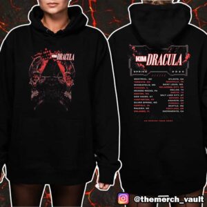 Kim Dracula US Spring Tour 2025 With Tour Dates Print On Back Unisex T-Shirt Merchandise