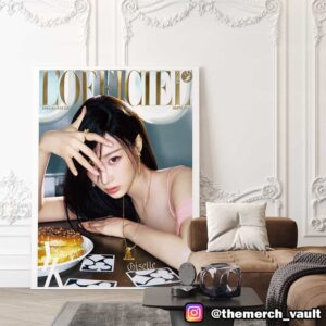 L’Officiel Korea Special Issue 2025 Summer Cover Is Aespa Giselle Official YK Edition Canvas Poster