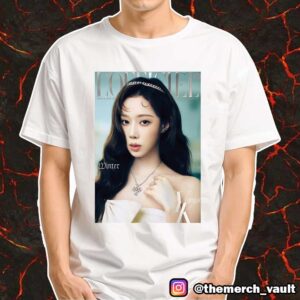 L’Officiel Korea Special Issue 2025 Summer Cover Is Aespa Winter Official YK Edition Merchandise Unisex T-Shirt