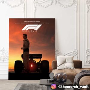 Let’s Ride F1 The Movie June 27 2025 Poster Movie Brat Pitt IMAX Poster Canvas Home Decor