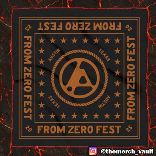 Linkin Park Austin Texas From Zero Fest 2025 Vintage Bandana Accessories For Shirt And Pants, Head Wraps