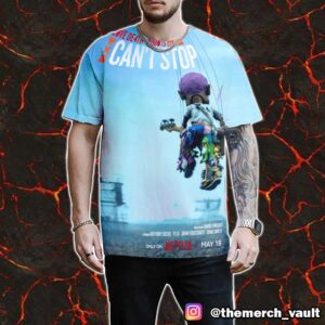 Love Death Robots Can’t Stop Movie Netflix Poster May 15 2025 All Over Print Graphic Tee
