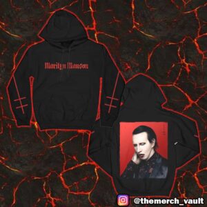 Marilyn Manson Little Cross Photo Pullover Hoodie All Over Print Graphic Shirt