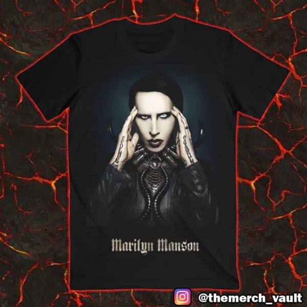 Marilyn Manson Psychic Horns New Merch Arrivals 2025 Unisex T-Shirt