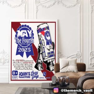 May The Fourth Be With You Star Wars Anniversary 2025 Loyal Legion Beer Hall Poster Event Canvas Poster