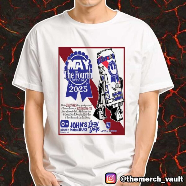 May The Fourth Be With You Star Wars Anniversary 2025 Loyal Legion Beer Hall Poster Event Merchandise Unisex T-Shirt