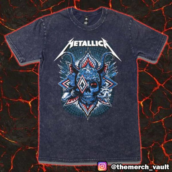 Metallica 2025 All Within My Hands Month Of Giving Art By Jeff Soto Unisex Washed T-Shirt