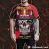 Iron Maiden New Arrivals Merch Akirant’s Stunning Artwork Eddie On The Back Run For Your Lives World Tour 2025-26 Unisex Zip Hoodie