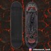 Metallica M72 Charlotte Pop Up Shop Poster Exclusive Limited By milestsang North American Tour 2025 At Bank Of America Stadium Skateboard Event Deck