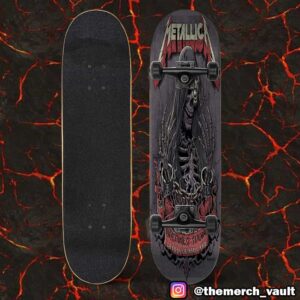 Metallica M72 Landover Poster Event Show Artwork By Cisco Rivera May 28 2025 At Northwest Stadium Landover Maryland Met On Tour Skateboard Event Deck