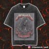 Metallica M72 Landover ’25 Full Speed Or Nothing Est 1981 May 28 2025 At Northwest Stadium Logo Vintage Washed Unisex T-Shirt