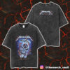 Metallica M72 Nashville Pop-Up Shop Poster By Landon Armstrong North American Tour 2025 Limited Edition Unisex Vintage Washed T-Shirt