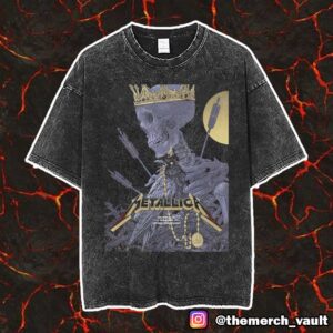 Metallica M72 Sonic Temple Event Poster By Vance Kelly May 9 2025 At Historic Crew Stadium No Repeat Weekend Unisex Vintage Washed T-Shirt