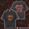 Babymetal UK Europe Arena Tour 2025 123 Thunder Tee With Tour Dates Print On Back Unisex Washed T-Shirt