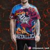 Metallica M72 Sonic Temple Exclusive Pop-Up Shop Poster For Columbus North American Tour 2025 By Maxx242 And Kathleen Goff All Over Print Graphic Tee