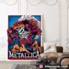 Metallica M72 Sonic Temple Exclusive Pop-Up Shop Poster For Columbus North American Tour 2025 By Maxx242 And Kathleen Goff Canvas Poster