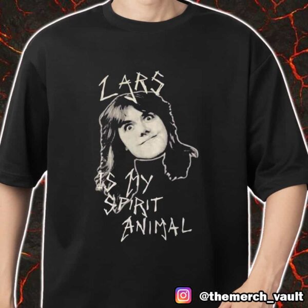 Metallica Official Lars Ulrich Is My Spirit Animal M72 Syracuse Pop Up 2025 At JMA Wireless Dome Merch Unisex T-Shirt