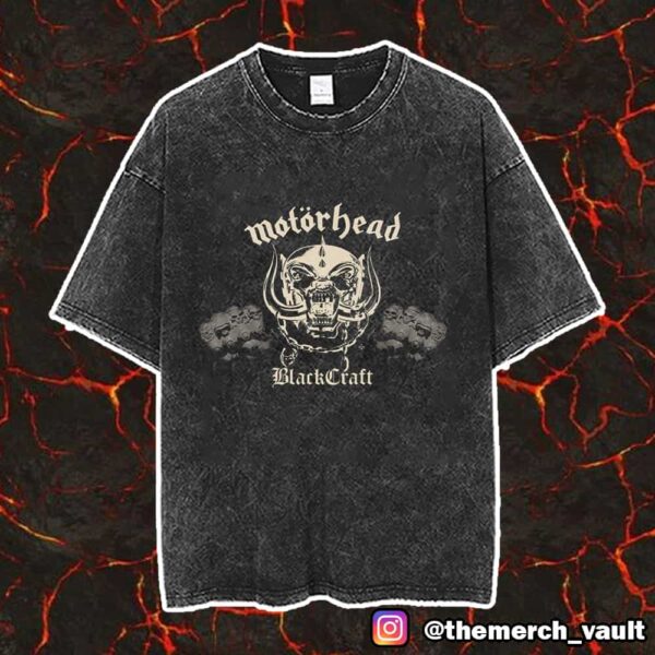 Motorhead x Blackcraft Iron Fist Vintage Washed Unisex T-Shirt