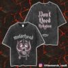 Official Band Total Chaos 35 Years Of Mayhem European Tour 2025 Tour Dates Print On Back Merch Unisex Two Sided Washed T-Shirt