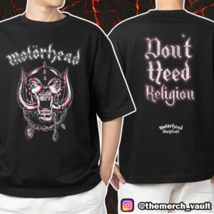 Motorhead x Blackcraft No Heaven Don’t Need Religion Unisex T-Shirt Merchandise