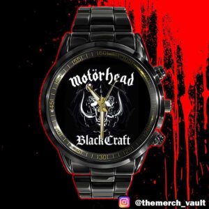 Motorhead x Blackcraft Spades Merch Time Teller Black Stainless Steel Watch