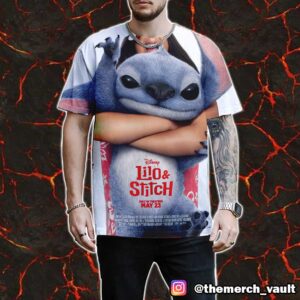New Poster For The Live-action Lilo And Stitch May 23 2025 All Over Print Graphic Tee