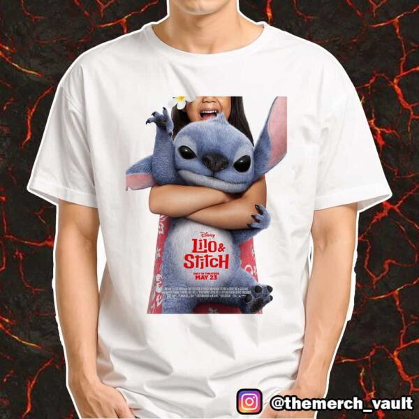 New Poster For The Live-action Lilo And Stitch May 23 2025 Merchandise Unisex T-Shirt