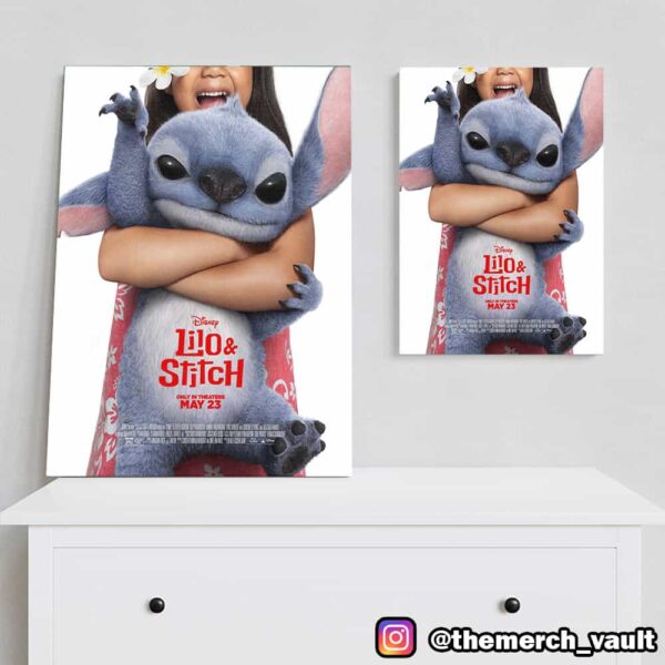 New Poster For The Live-action Lilo And Stitch May 23 2025 Poster Canvas
