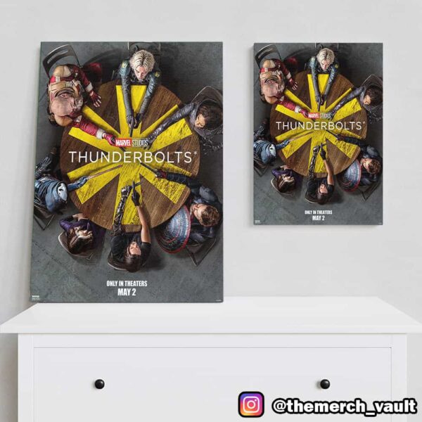 New Poster For Thunderbolts Marvel Studios All Characters May 2 2025 Poster Canvas
